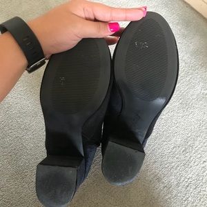 American Eagle Outfitters Shoes - Black Suede High Ankle Booties American Eagle Outfitters Shoes - Black Suede High Ankle Booties